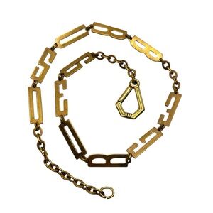 Kreisler gold tone watch chain necklace “George Bruso” vintage